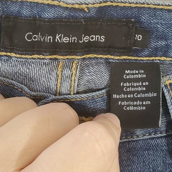 CALVIN klein straight leg jeans size 10 - Picture 4 of 7